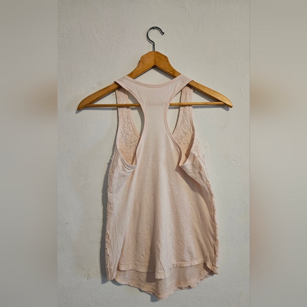 Express Racerback Tank Top in Light Beige - Picture 5 of 7